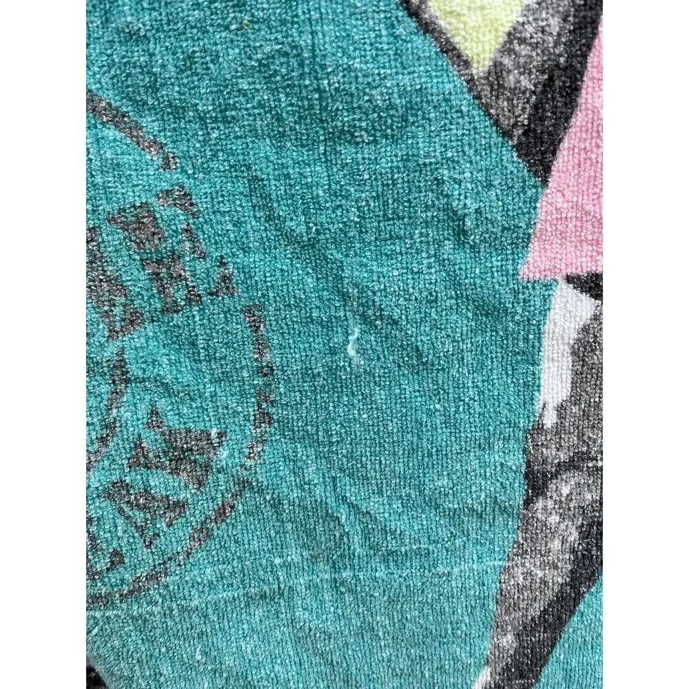 Hot Surfer Dude All Cotton Beach Towel 30 x 55 Man Boy Vintage 1980s GOALS USA